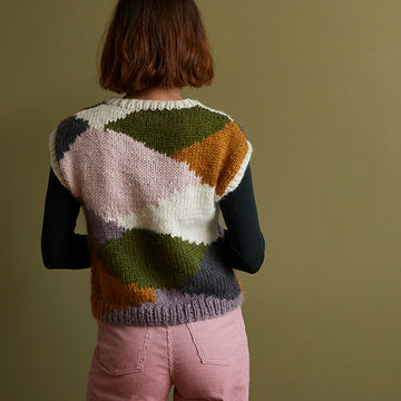 Alda - Tank Top Knitting Pattern For Women in Debbie Bliss Merion by Debbie Bliss