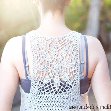 Sun Struck Boho Vest ~ Crochet Version