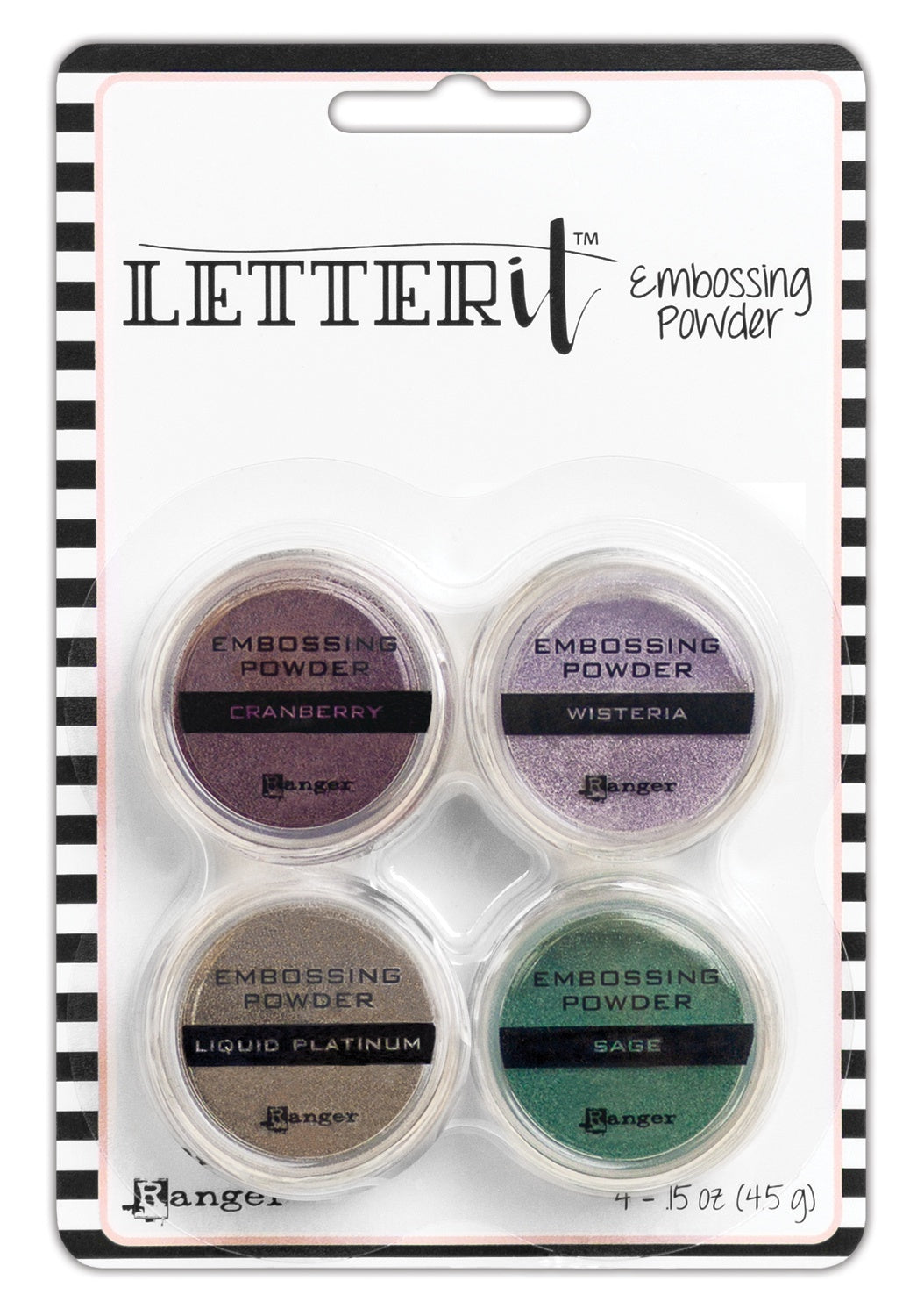 Ranger Letter It Embossing Powder Set - Graceful