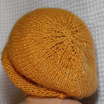 BABY ROLL BRIM SILK SLOUCH KNITTING PATTERN - MADMONKEYKNITS