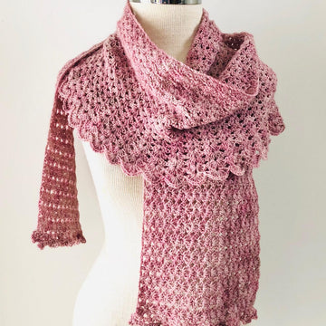 Elegant Lace Shawl Scarf