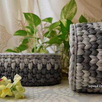Tshirt yarn basket N83