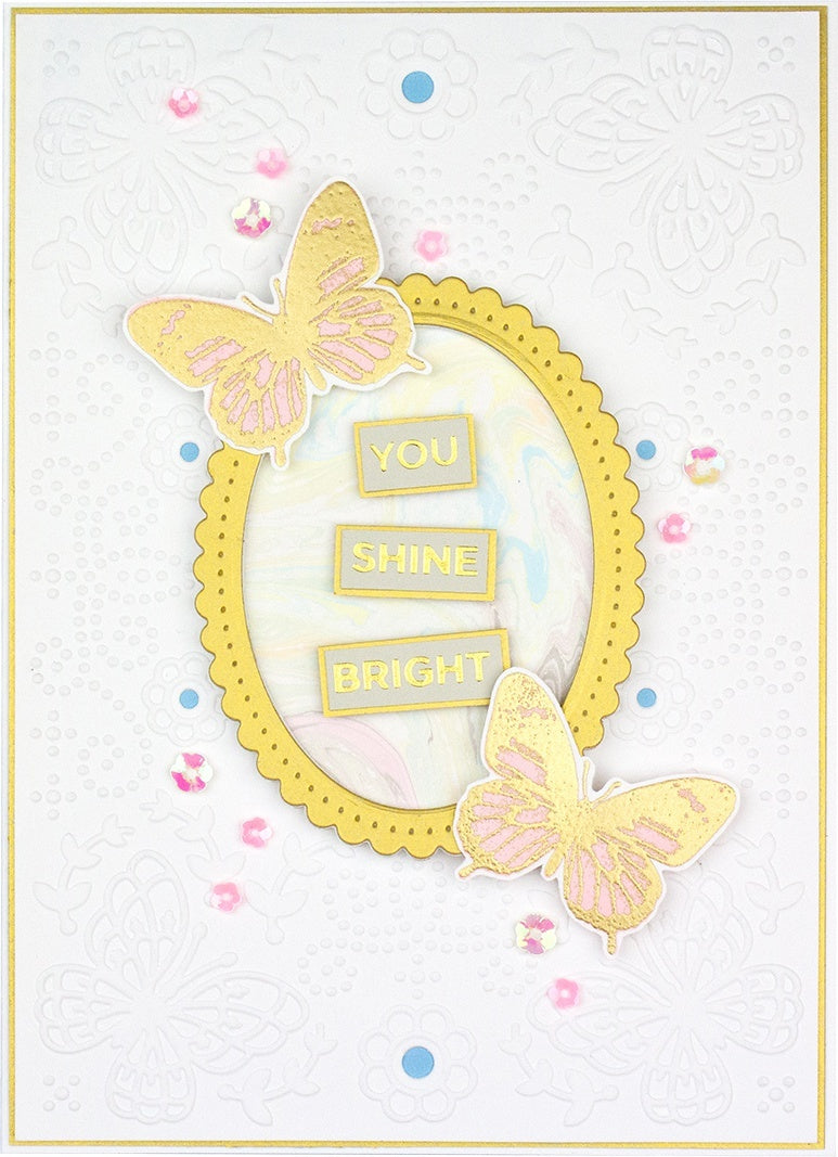 Spellbinders Cutting Embossing Folders - Flora & Fauna
