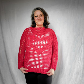 Valerie Heart Sweater