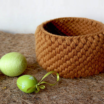 Wool basket.