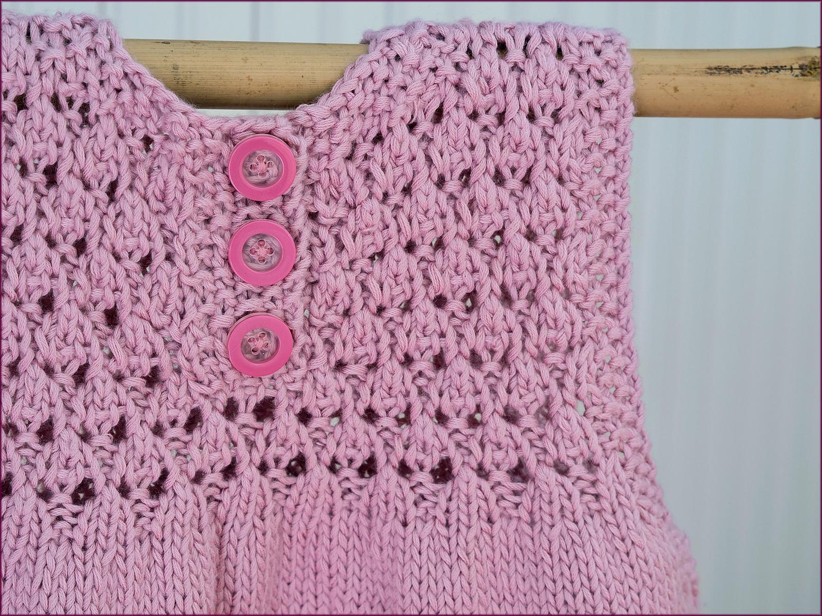 Aelwen Baby Dress Knitting Pattern