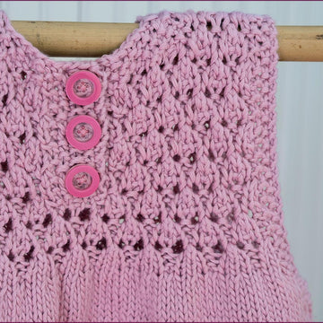 Aelwen Baby Dress Knitting Pattern