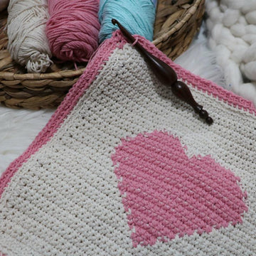 Heart Dishcloth