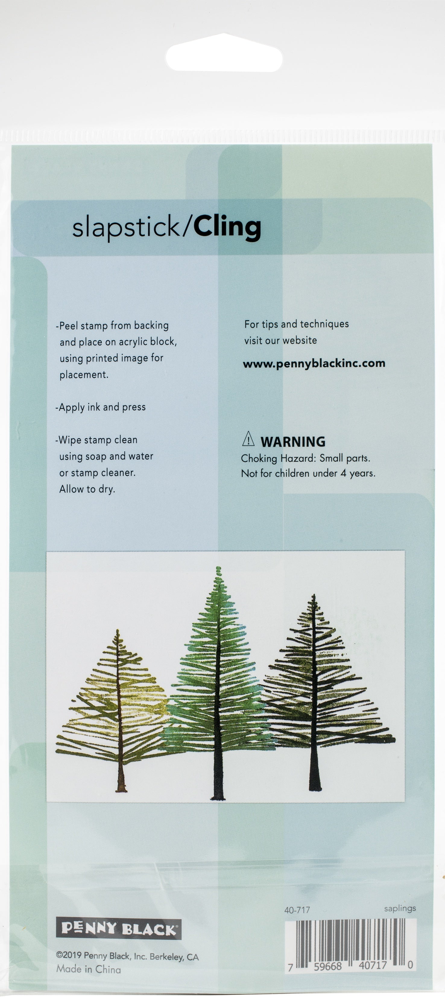 Penny Black Cling Stamps - Saplings