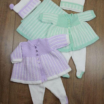 Knitting Pattern Baby Set & Blanket/Afghan #216