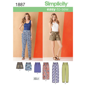 Simplicity Women's Trousers & Skirts 1887 - Sewing Pattern