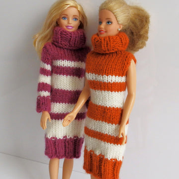 Color Lines Barbie Dress