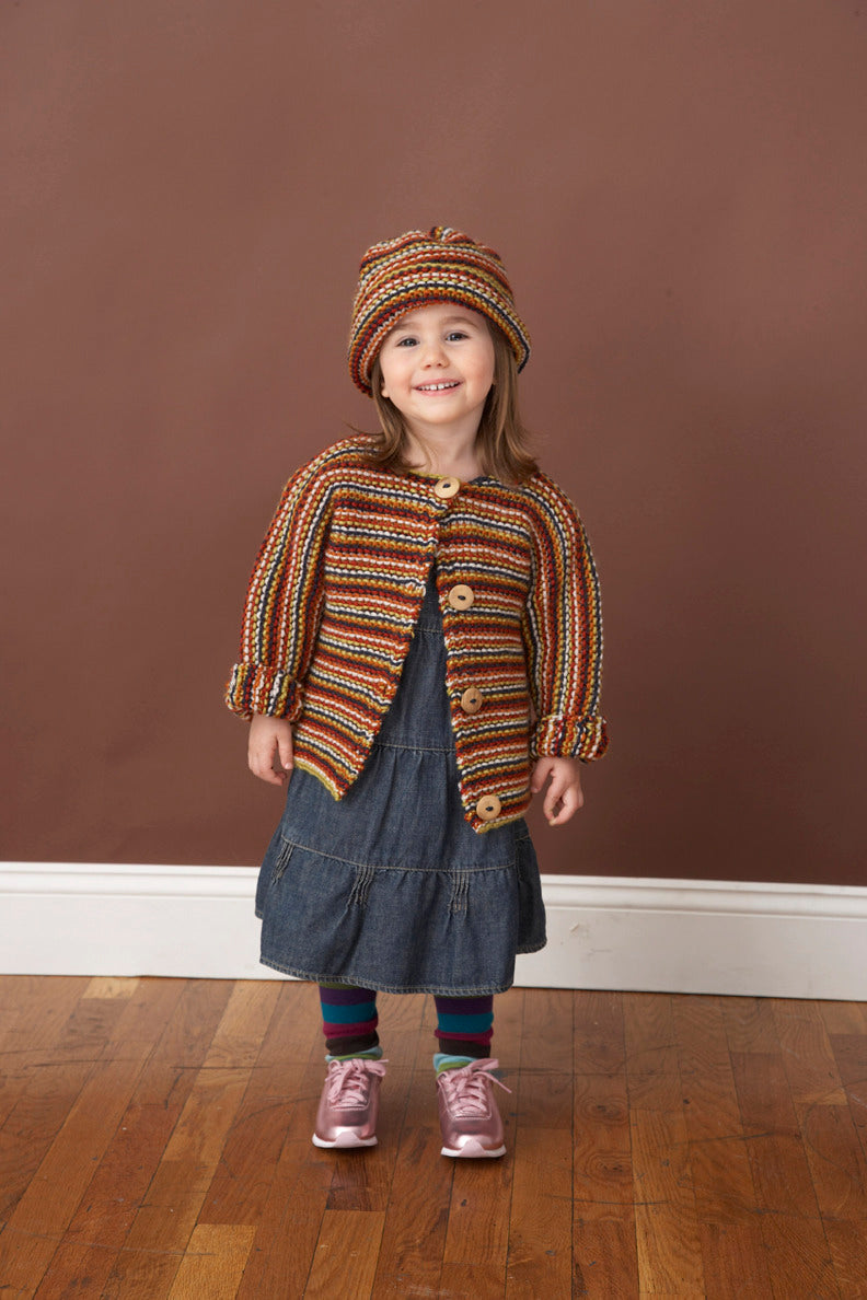 Bubblegum Baby Set in Lion Brand Vanna's Choice - 60701A