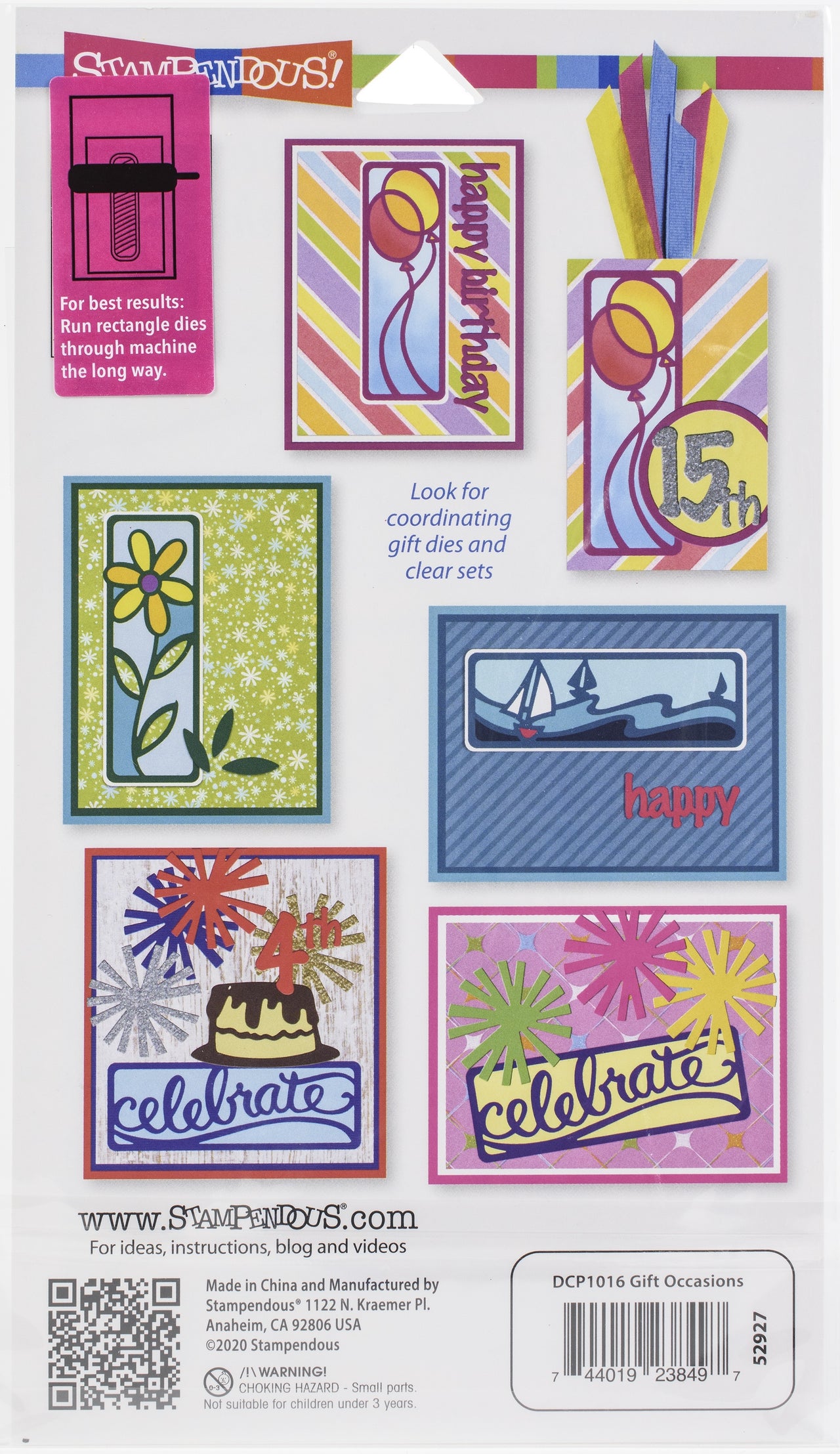 Stampendous Dies - Gift Occasions