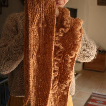 Parnassia shawl