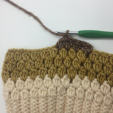 Cluster stitch hat