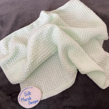 Joshua Baby Blanket Knitting Pattern (3 sizes)