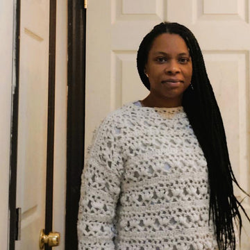 Oversized Puff Stitch Sweater