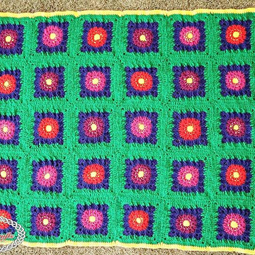 Granny's Flower Garden Blanket