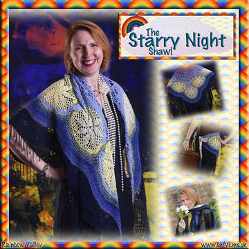 The Starry Night Shawl (UK terms)
