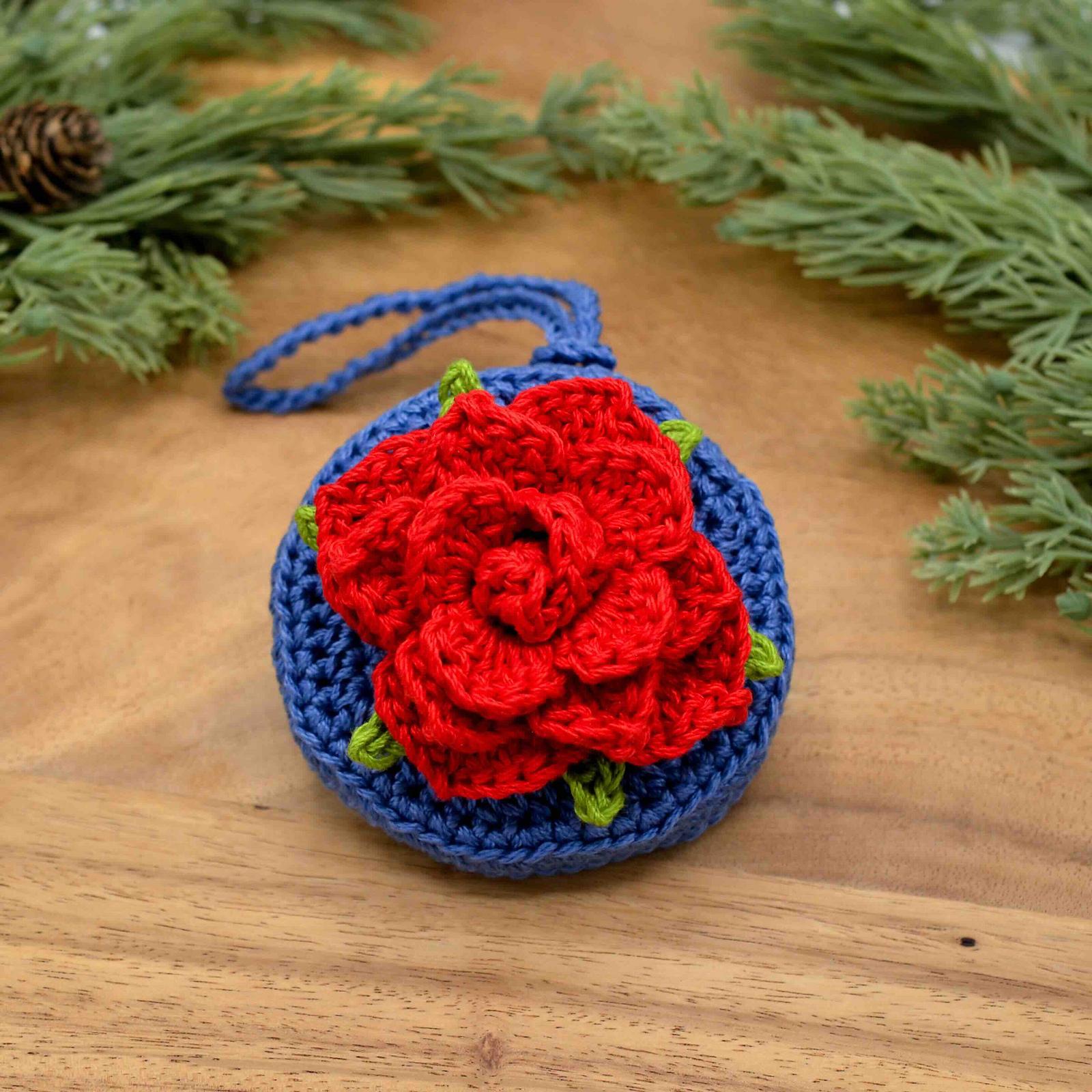 Rose Pouch Bag Charm