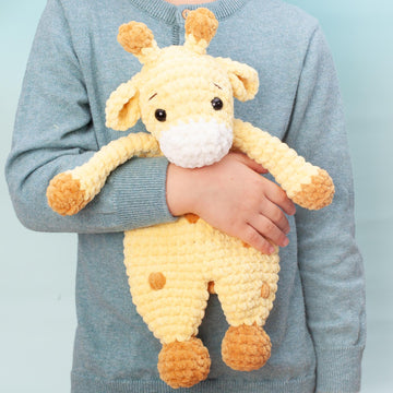 Giraffe lovey crochet pattern