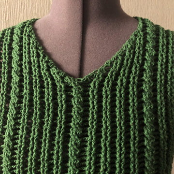 Cable Mesh Tank Top