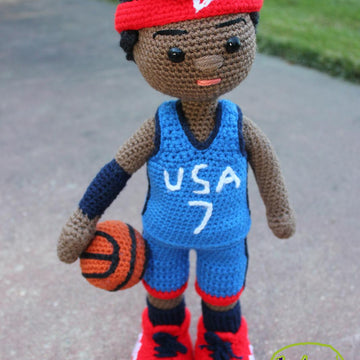 Crochet doll pattern, Amigurumi doll pattern, Medium doll, 18"/46cm, Devan