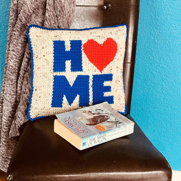 HOME Crochet Pillow