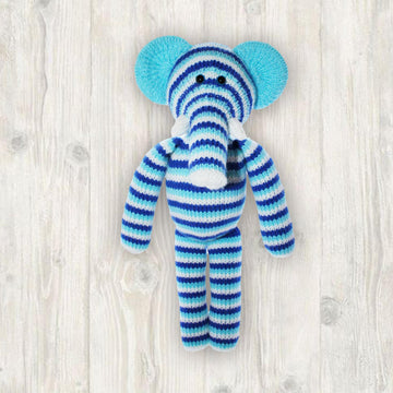 Elephant Knitting Pattern, Knitted Elephant