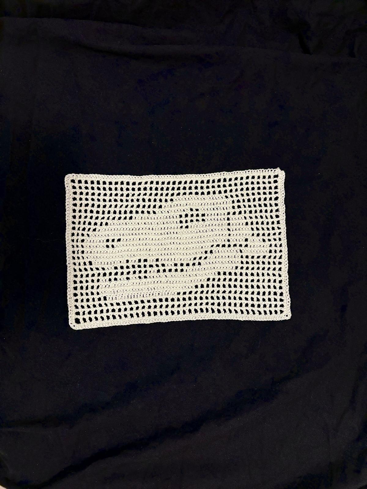 Dinosaur Fossil Filet crochet (Chart Only)