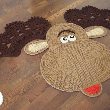 Eh Moose Animal Rug