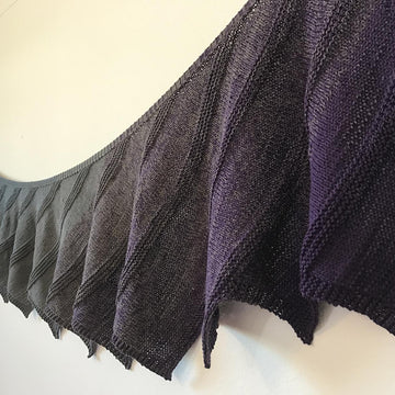 Night Flier Short Row Caplet