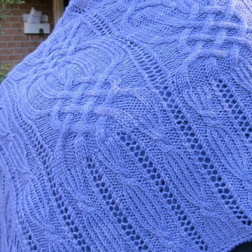 Sebago Cabled Shawl
