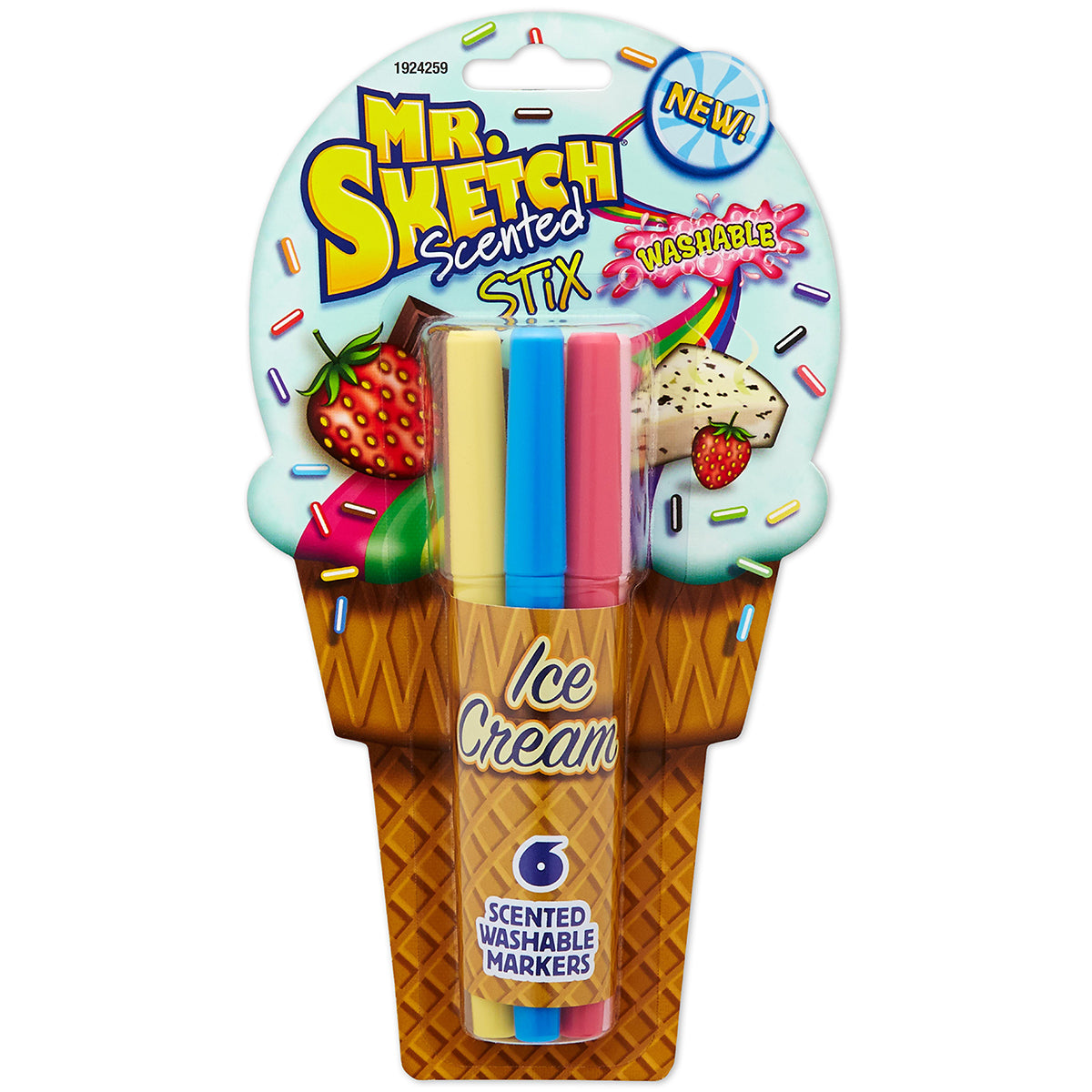 Sanford Mr.Sketch Scented Washable Marker Set 6/Pkg - Stix Ice Cream