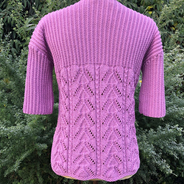 Textured Lace & Rib Top