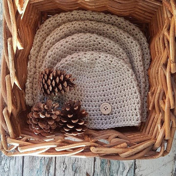 Cute baby beanie size to adult