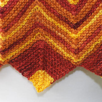 Flame-Tipped Shawl