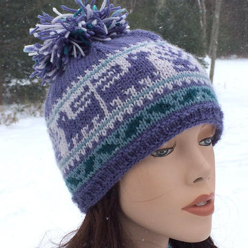 Lion in Winter Hat