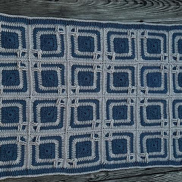 Breeze Block Afghan