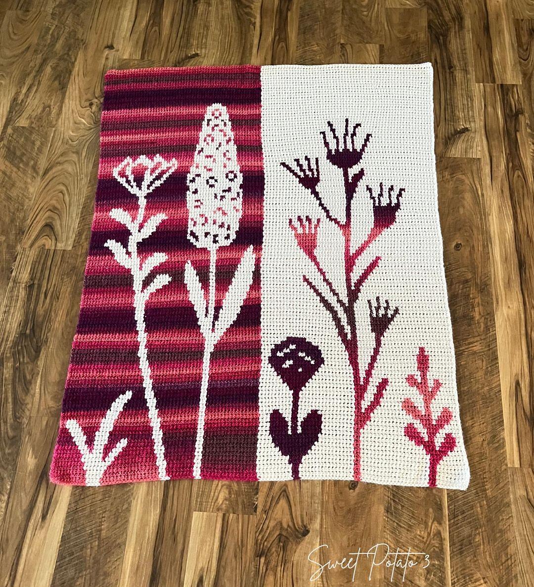 Be A Wildflower Blanket