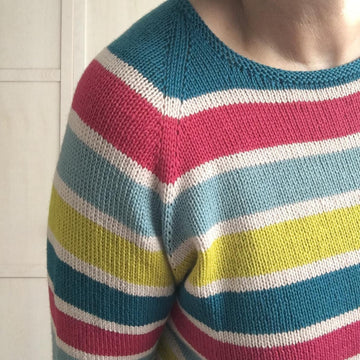 Top Down Sweater Rainbow