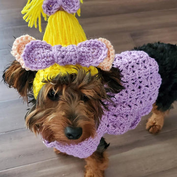 Troll Dog Dress and Hat