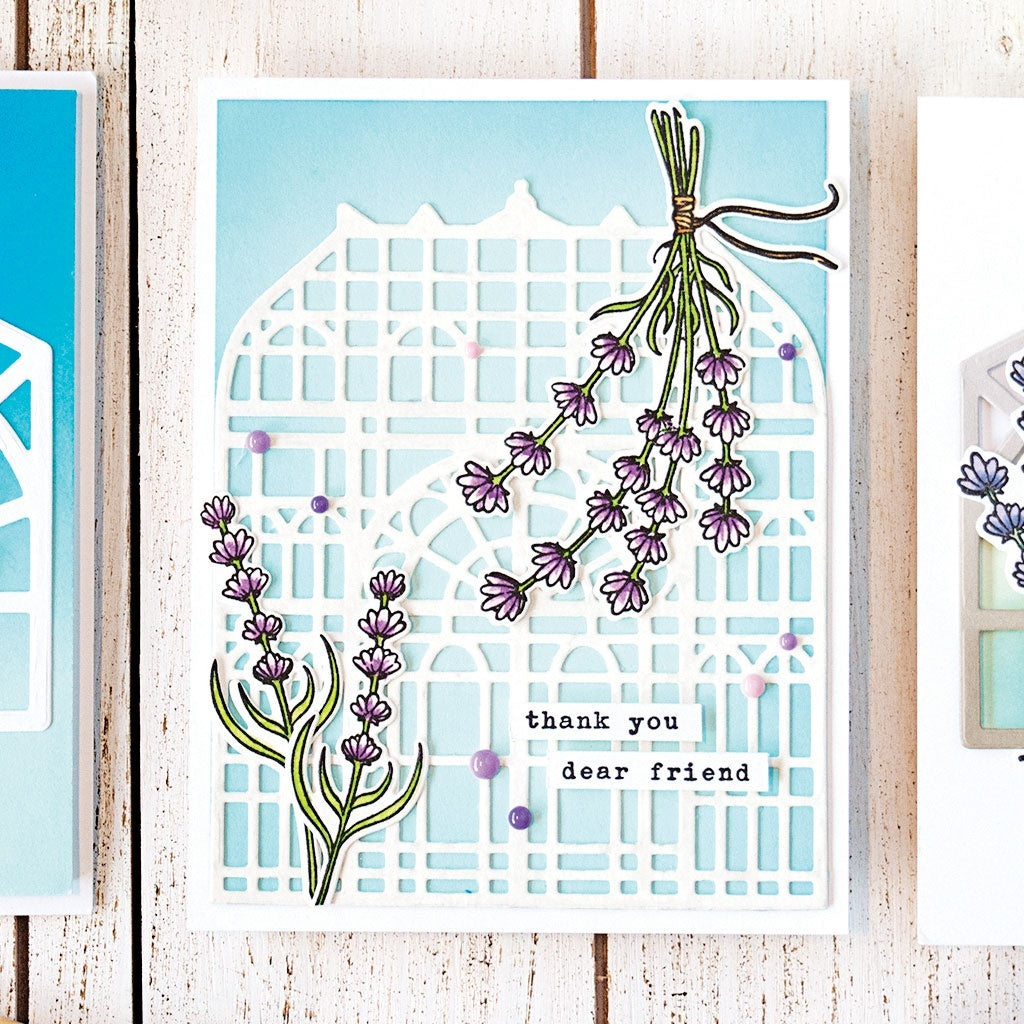 Hero Arts Fancy Dies - Victorian Greenhouse W/Frame