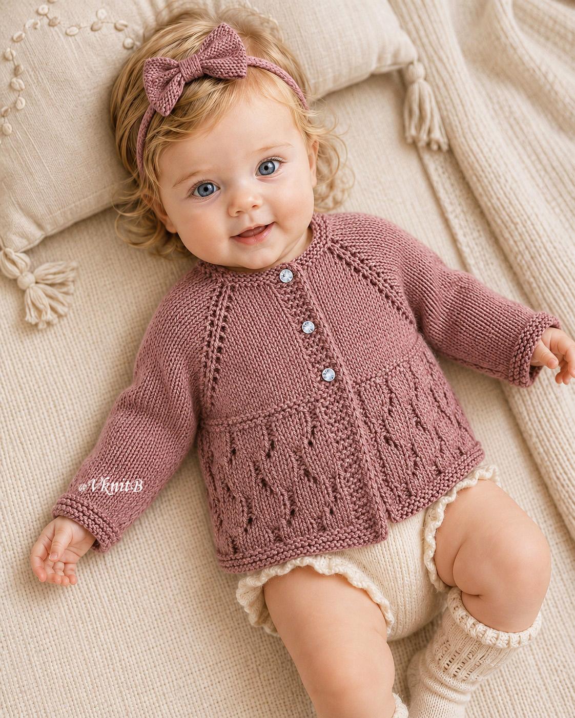 Aurelia baby cardigan