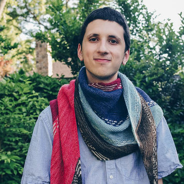 Finley Breese Morse Code Shawl
