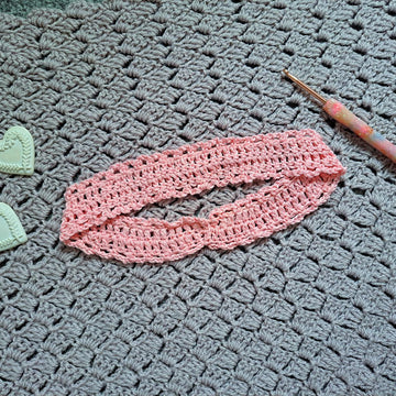 Crochet Romantic No Sew Headband Pattern
