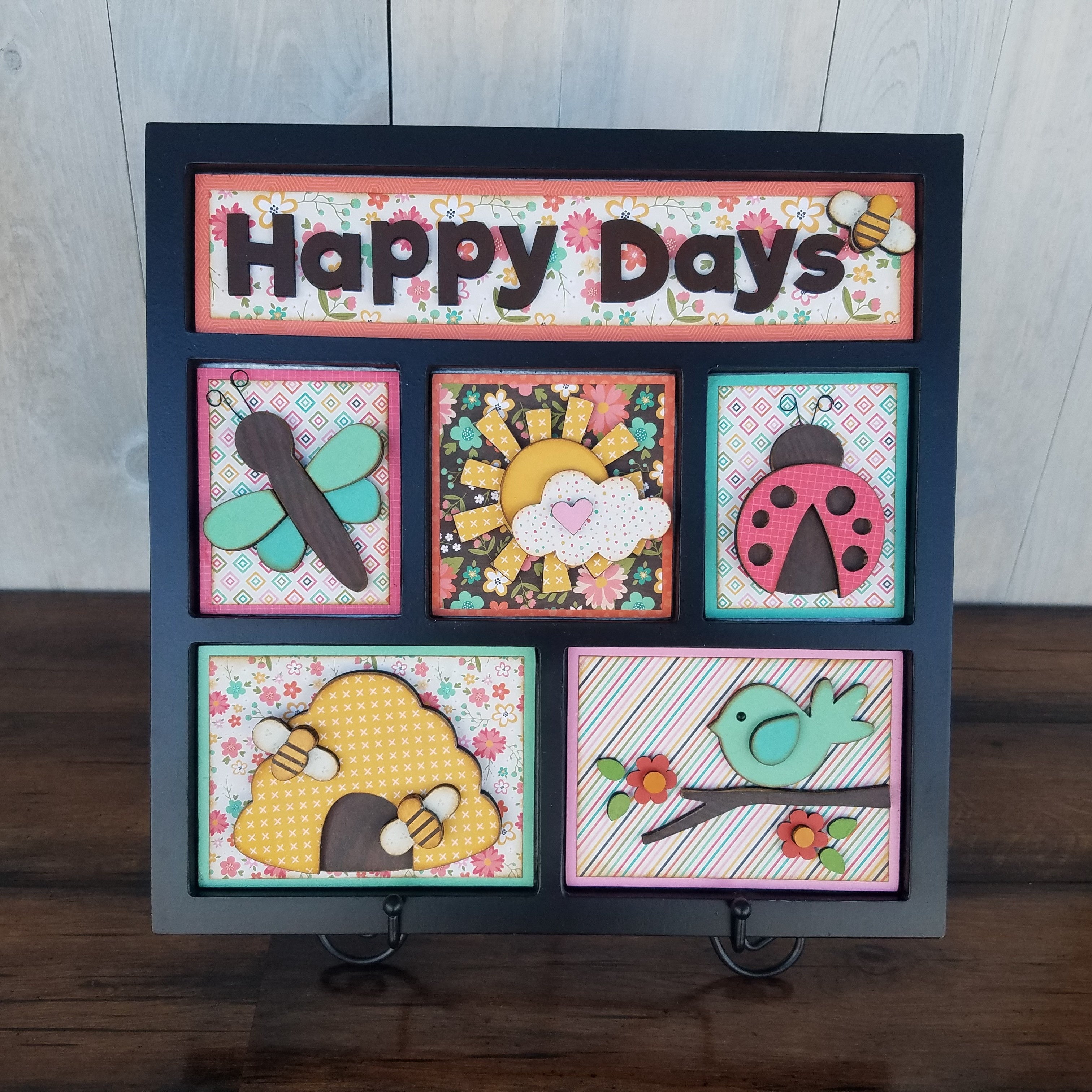 Foundations Decor Shadow Box Kit - Happy Days