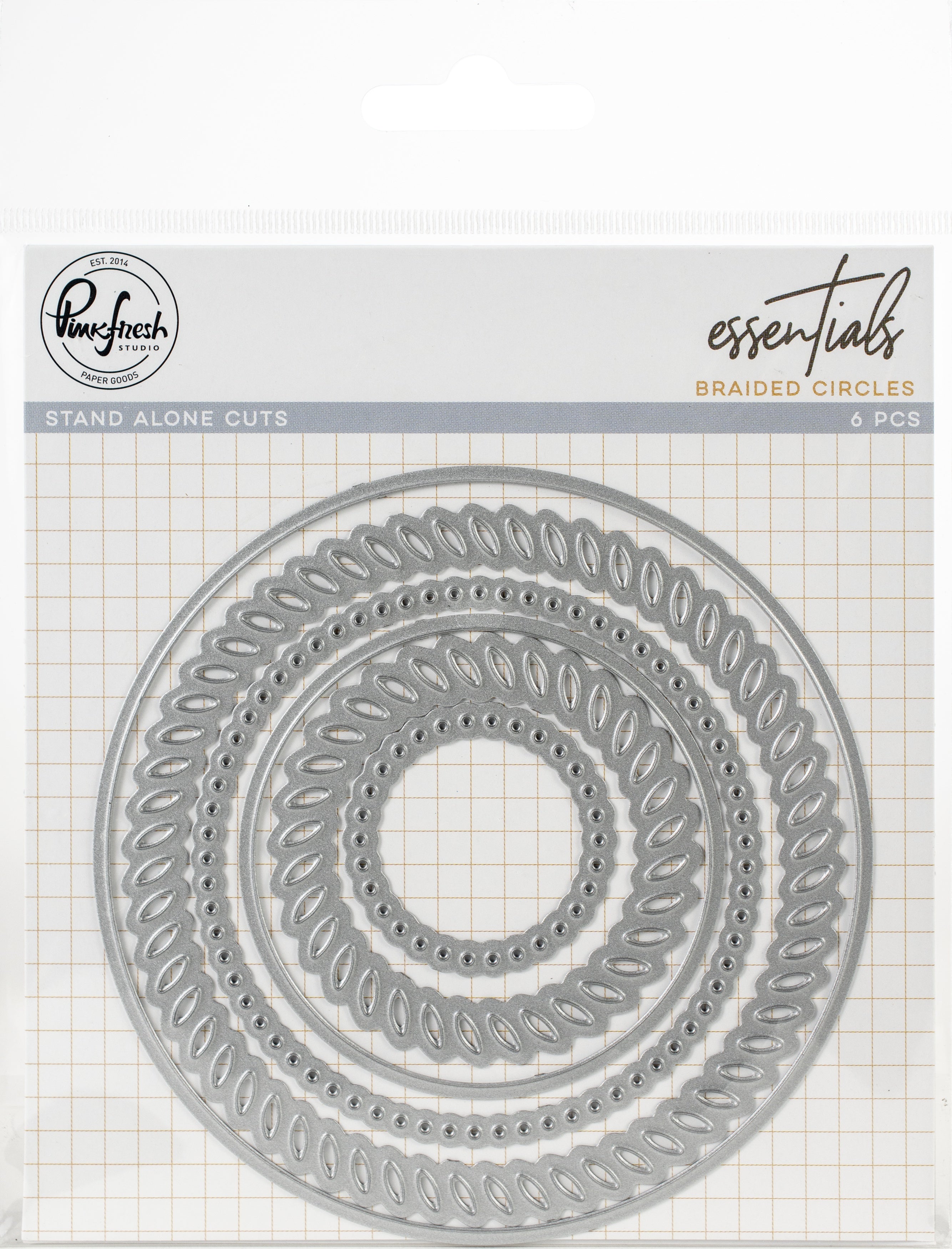 Pinkfresh Studio Essentials Die Set - Braided Circles