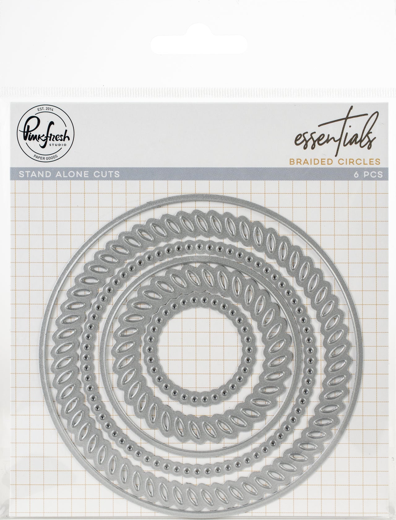 Pinkfresh Studio Essentials Die Set - Braided Circles